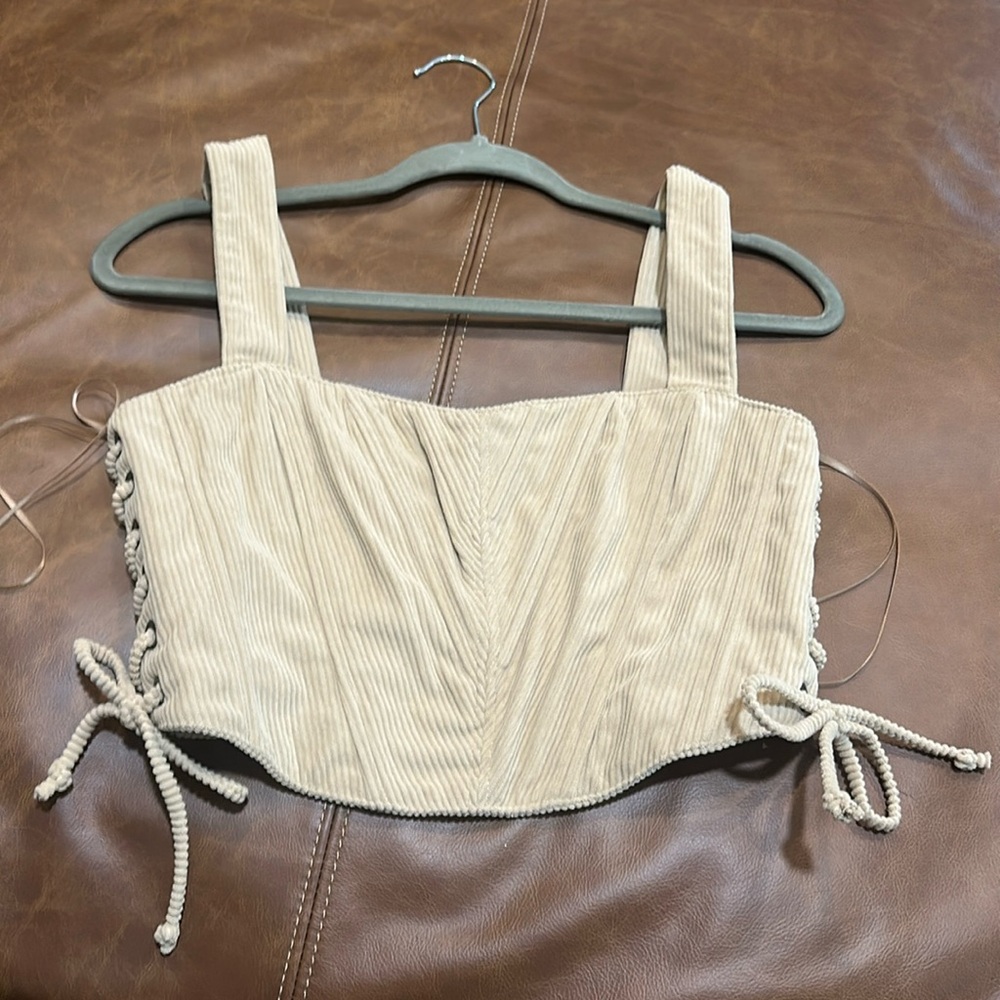 Boutique corset crop top